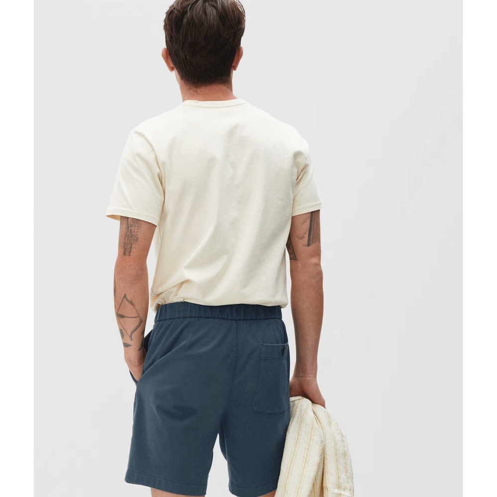 Everlane Men's Size XL Kingfisher Blue Pull On Performance Chino Shorts - Picture 4 of 9